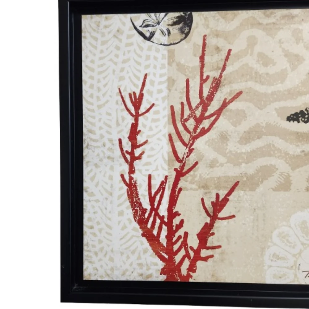 Tandi Venter Coral Impressions Framed Canvas Wall Art